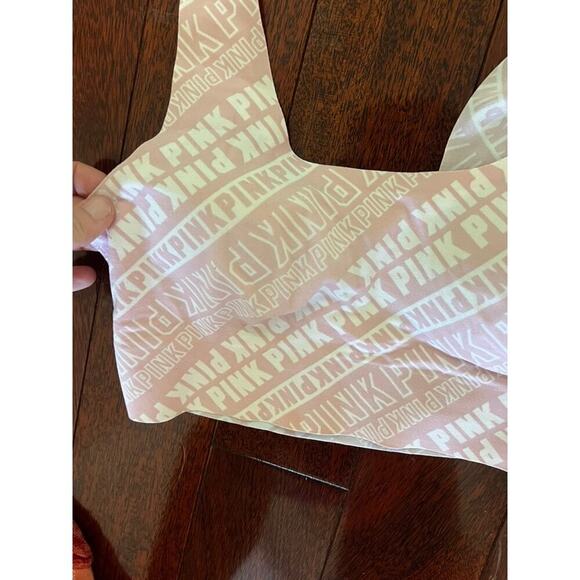 Y2K Pink by Victorias Secret Old school Light pink and white bralett - Picture 3 of 6